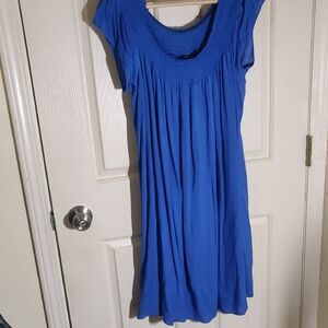 Talula Vibrant Blue Textured Blouse